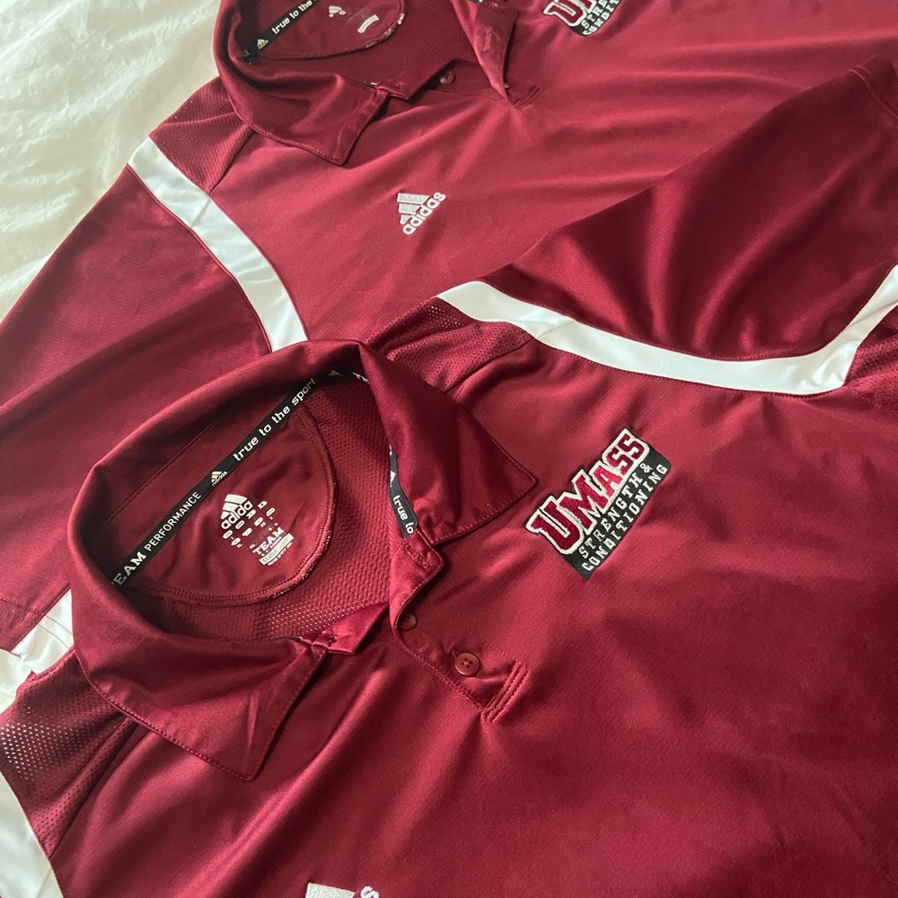 Team Issued UMass Polo Shirts